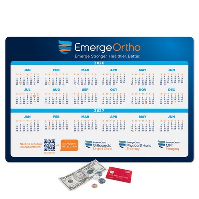 Vynex® Heavy Duty Calendar Counter Mat-12"x18"x1/16"