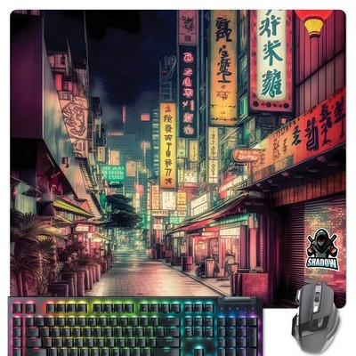 Origin'L Fabric® Stitched Edge Fabric Gaming Mat-15.75"x17.72"x1/8"