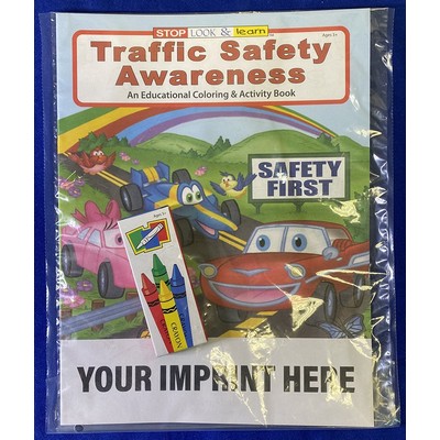 Traffic Safety Awareness Coloring Book Fun Pack