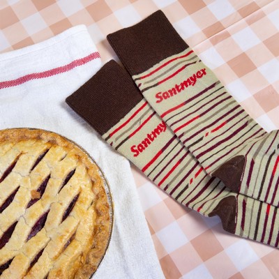 Solid Color Thanksgiving Socks - Autumn Essentials for Grateful Gatherings - American Made