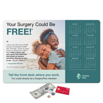 Vynex® Heavy Duty Calendar Counter Mat-11"x17"x1/16"